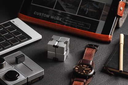 Plonique™ Metal Desk Cube for Focus & Flow