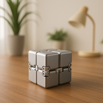 Plonique™ Metal Desk Cube for Focus & Flow