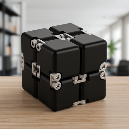 Plonique™ Metal Desk Cube for Focus & Flow