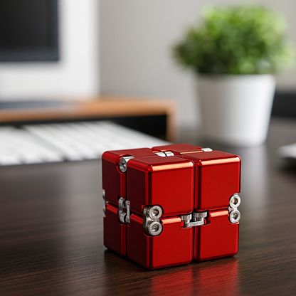 Plonique™ Metal Desk Cube for Focus & Flow