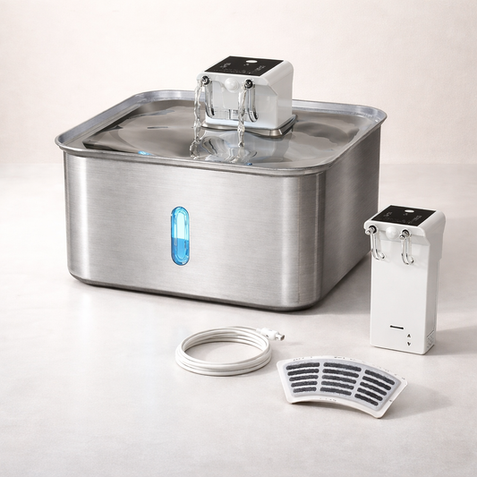 Plonique™ 7L Stainless Steel Battery Powered Water Fountain