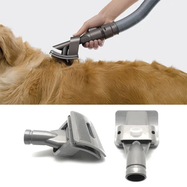 QuickPet Pro Vacuum Grooming Brush