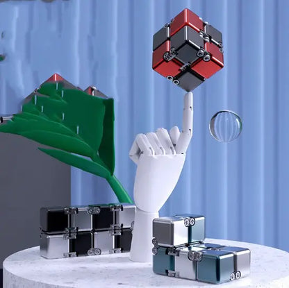 Plonique™ Metal Desk Cube for Focus & Flow